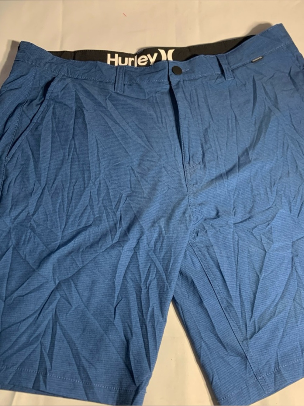 Hurley Black Men's Waistband Shorts with Logo